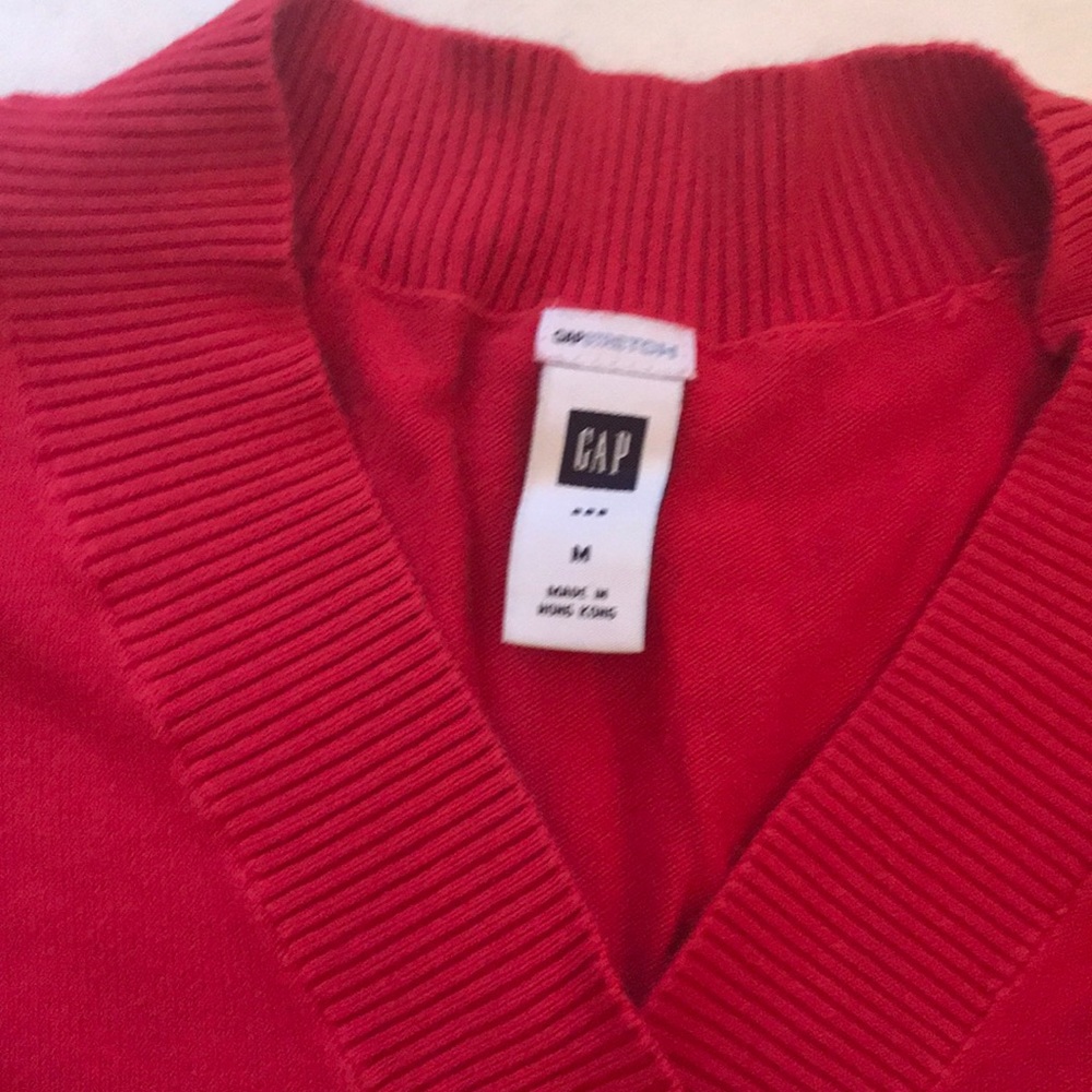 Red Gap Sweater - Picture 2 of 2